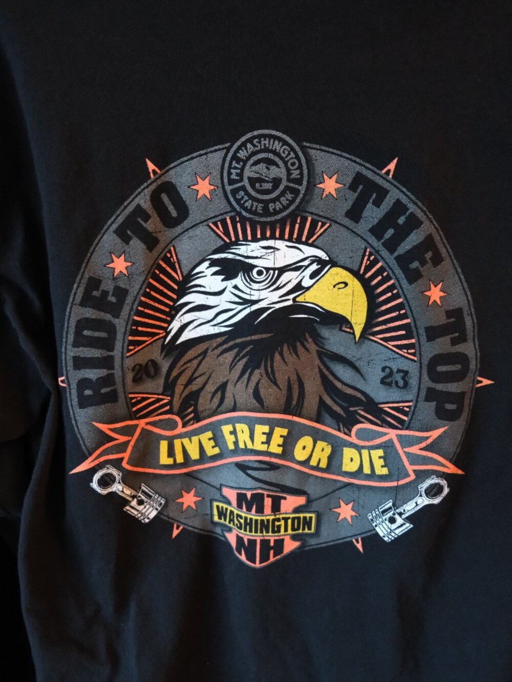 'Ride To The Top' Mt. Washington State Park Long-Sleeve Tee